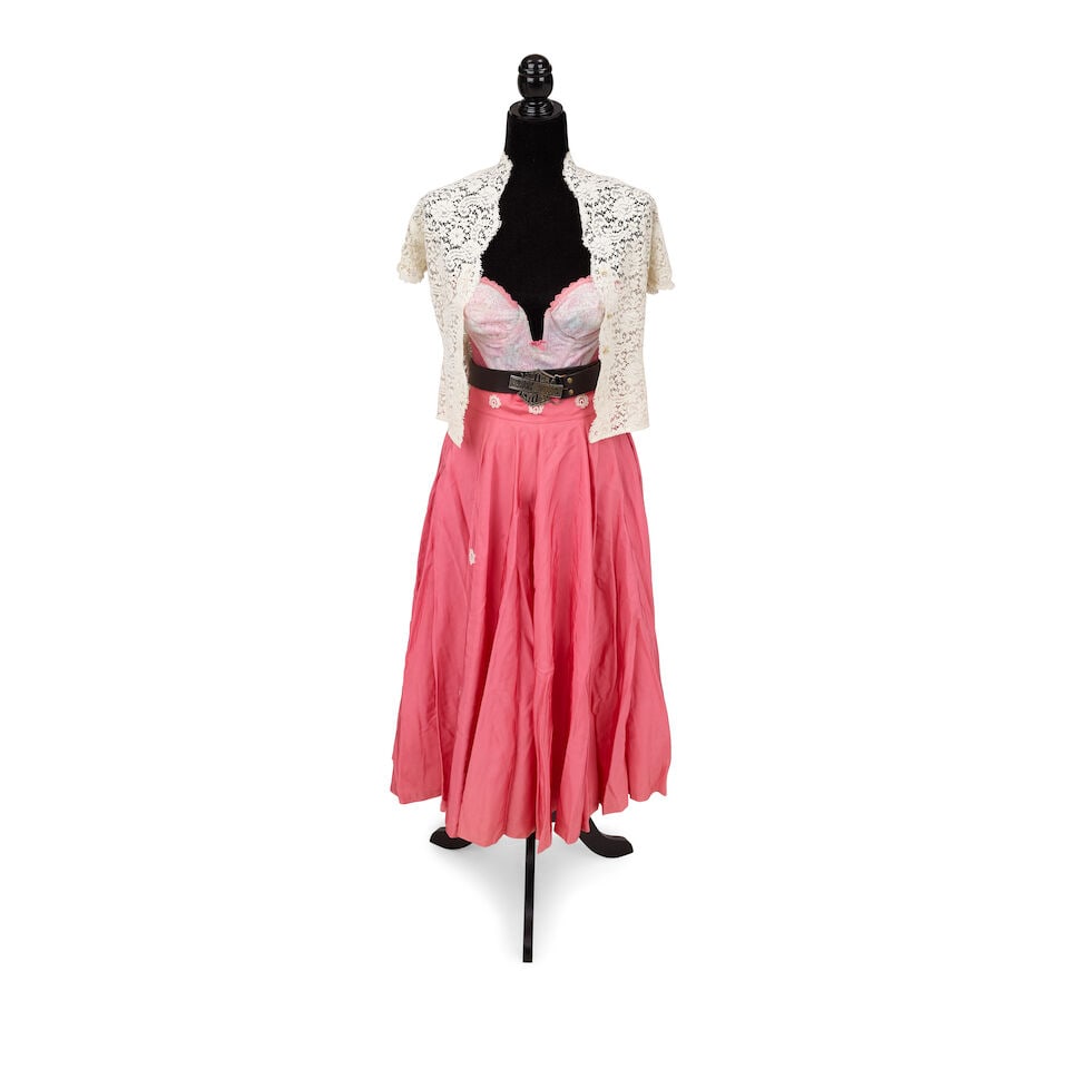 TWO PASTEL LOOKS 1980s, styled by Cyndi Lauper - 3