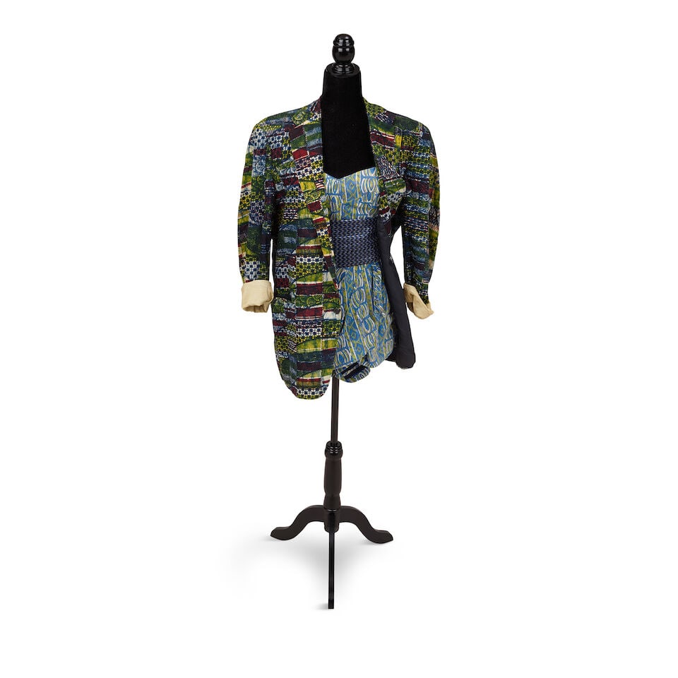 TWO TRUE COLORS WORLD TOUR-WORN LOOKS 1986-1987, styled by Cyndi Lauper: TWO TRUE COLORS WORLD TOUR-WORN LOOKS 1986-1987, styled by Cyndi Lauper First look: a Maxan rainbow striped blouse, a yellow lace guêpière, a pair of Katy K Designs black lace bloomers,