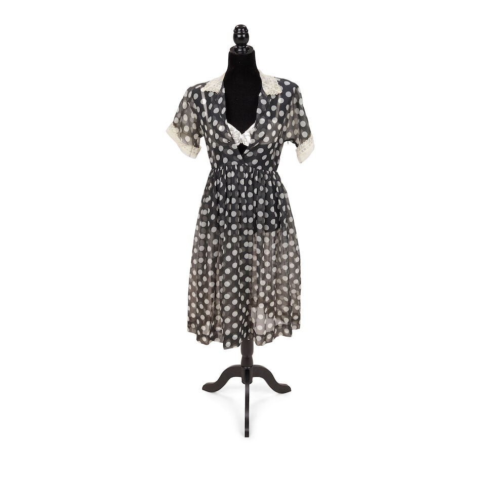 SIX VINTAGE SHEER DRESS LOOKS Late 1980s, styled by Cyndi Lauper - 4