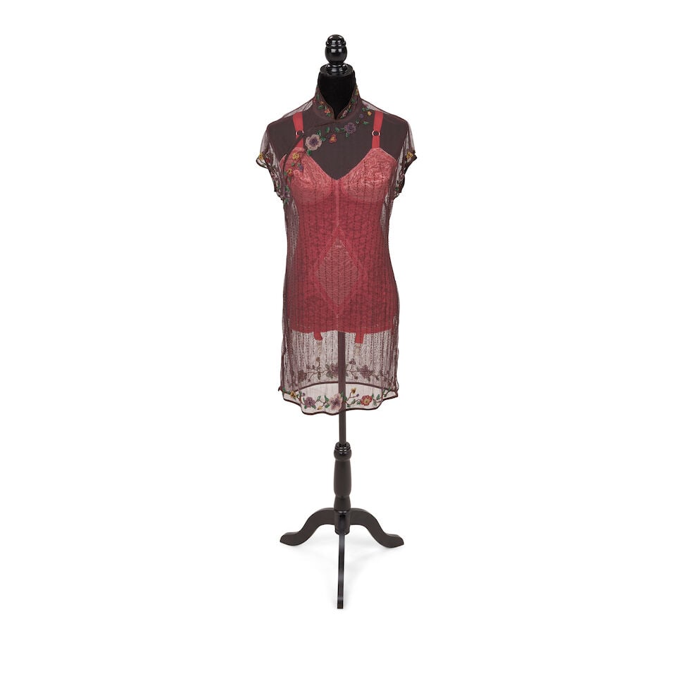 SIX VINTAGE SHEER DRESS LOOKS Late 1980s, styled by Cyndi Lauper - 7