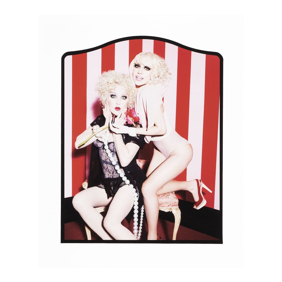 FOUR FRAMED PHOTOGRAPHS OF CYNDI LAUPER - 5