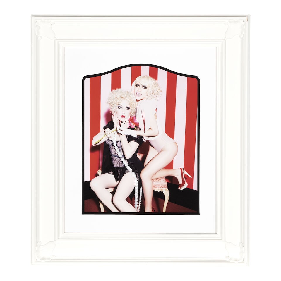 FOUR FRAMED PHOTOGRAPHS OF CYNDI LAUPER - 6