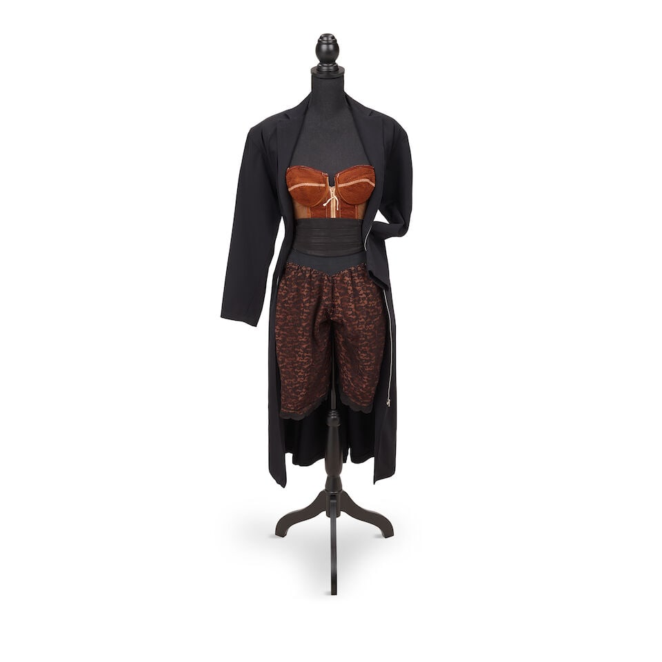 TWO LACE AND SHEER LOOKS 1980s, styled by Cyndi Lauper - 2