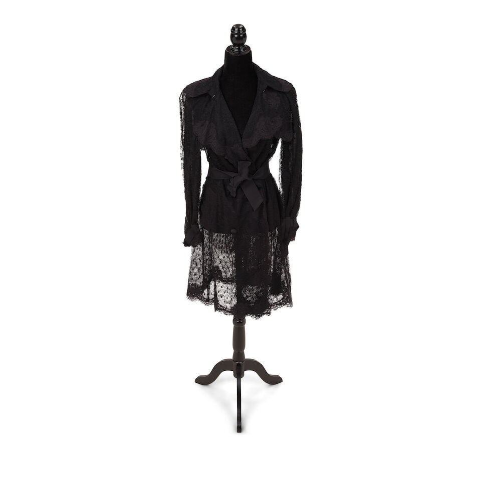 A SCREEN WORN DOLCE & GABBANA TRENCH COAT AND BODY SUIT Domenico Dolce & Stefano Gabbana, Spring... - 4
