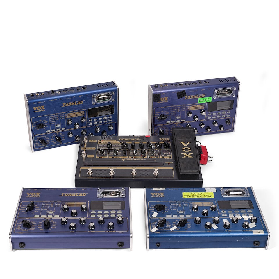 A GROUP OF TOUR-USED VOX TONELAB VALVETRONIX AUDIO EQUIPMENT FOR GUITARS (1 of 1)
