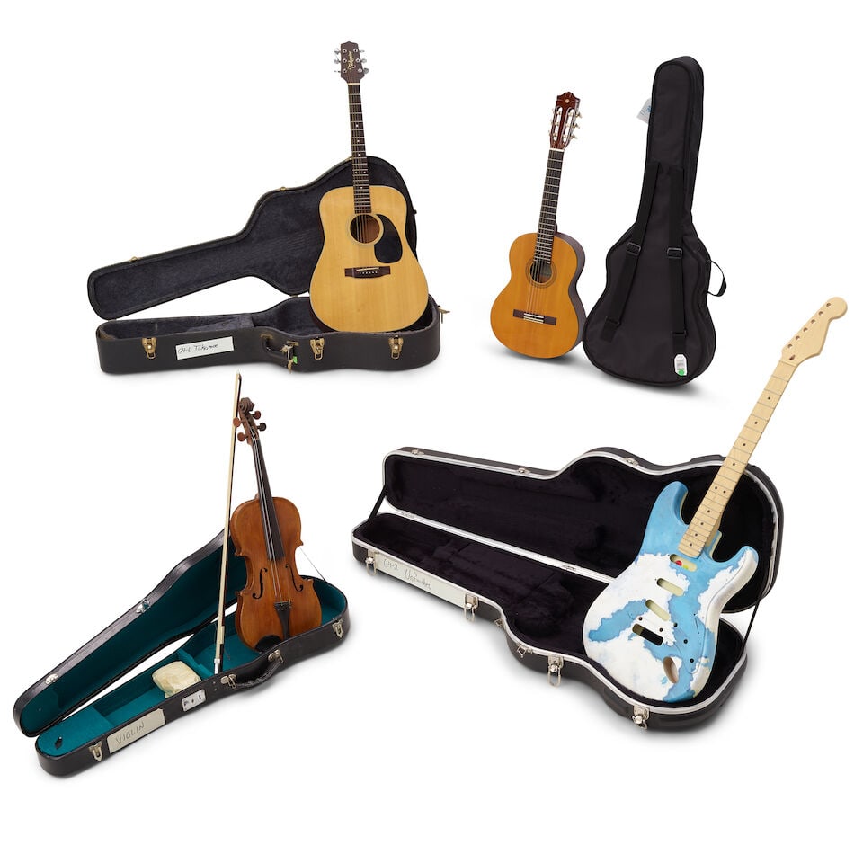 THREE GUITARS AND A VIOLIN (1 of 2)