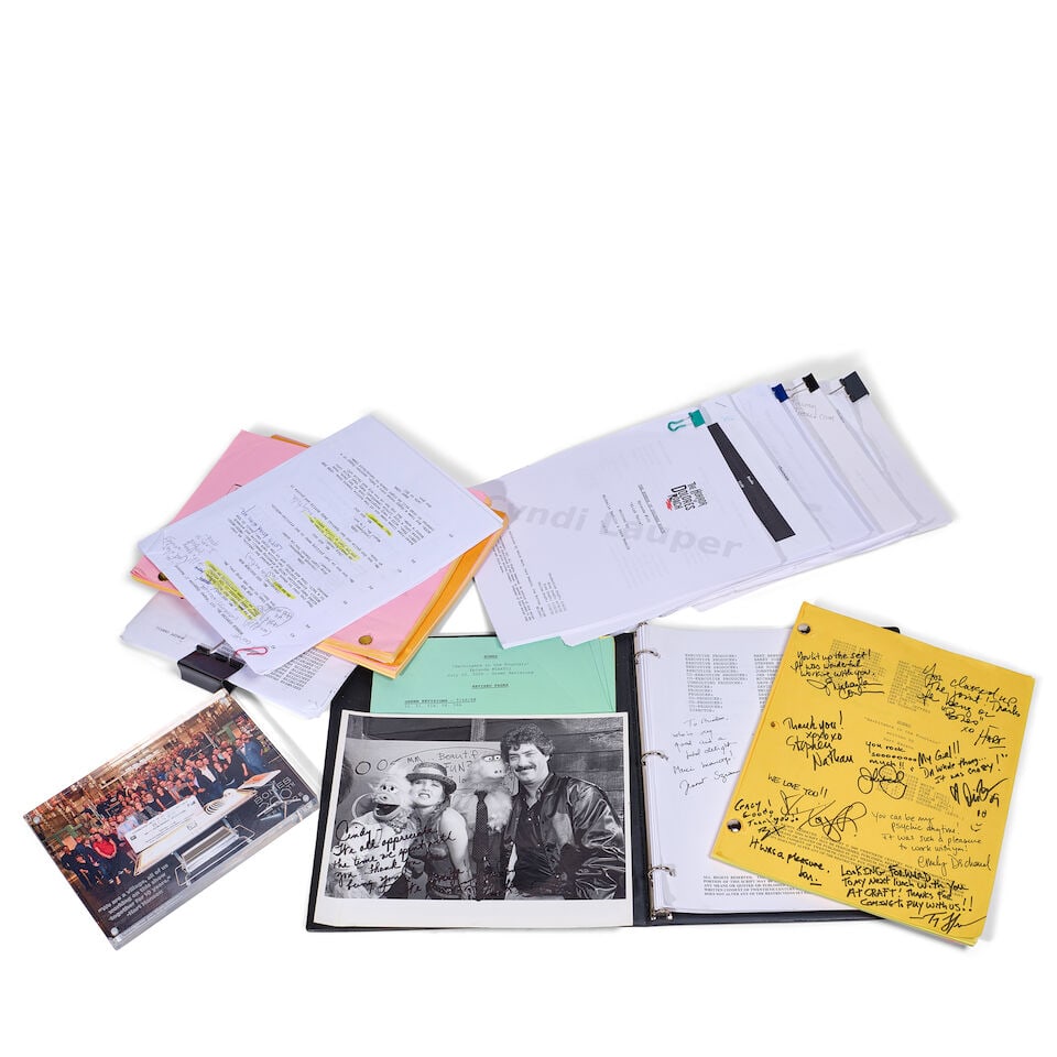 A GROUP OF MATERIAL FROM CYNDI LAUPER'S TELEVISION APPEARANCES (1 of 1)