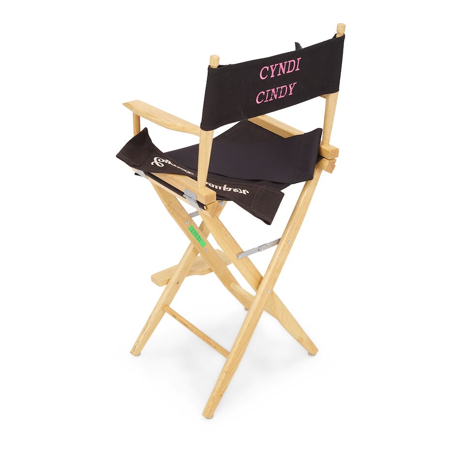 CYNDI LAUPER'S DIRECTOR'S CHAIR FOR THE HORROR OF DOLORES ROACH - 2