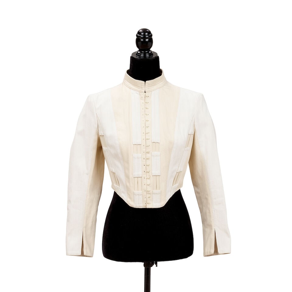 A SCREEN-WORN ALEXANDER MCQUEEN JACKET AND DRESS Sarah Burton, Spring/Summer 2019 - 2