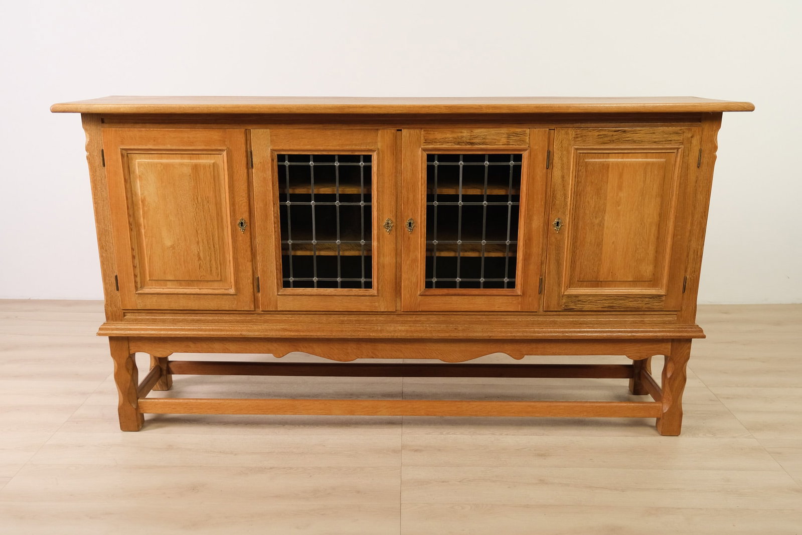 Henning Kjaernulf Style Danish Oak Sideboard, c. 1970 (1 of 3)