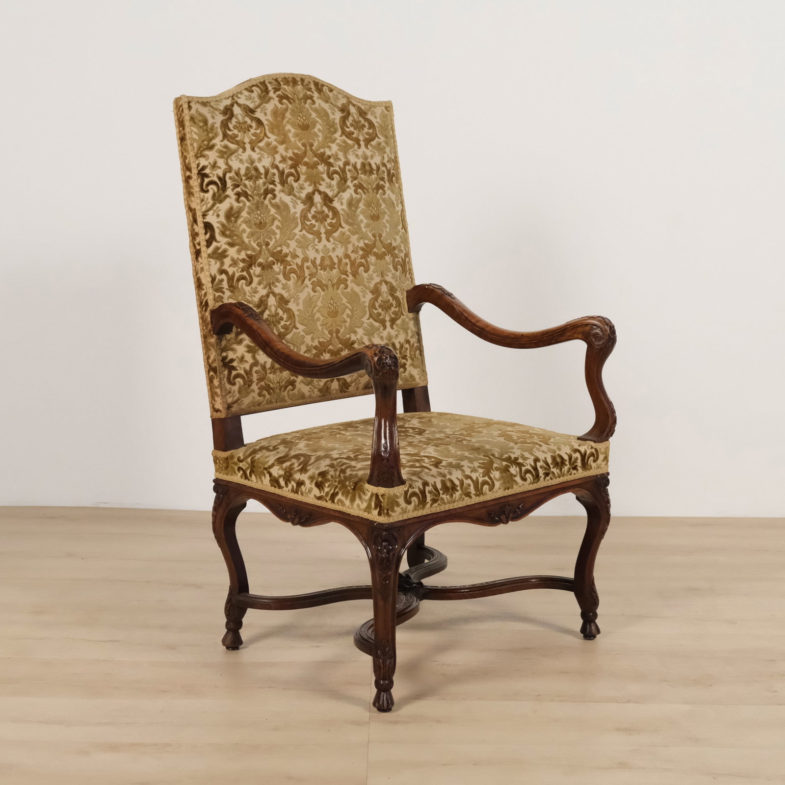 French Regency Style Fauteuil Chair, c. 1800 (1 of 2)