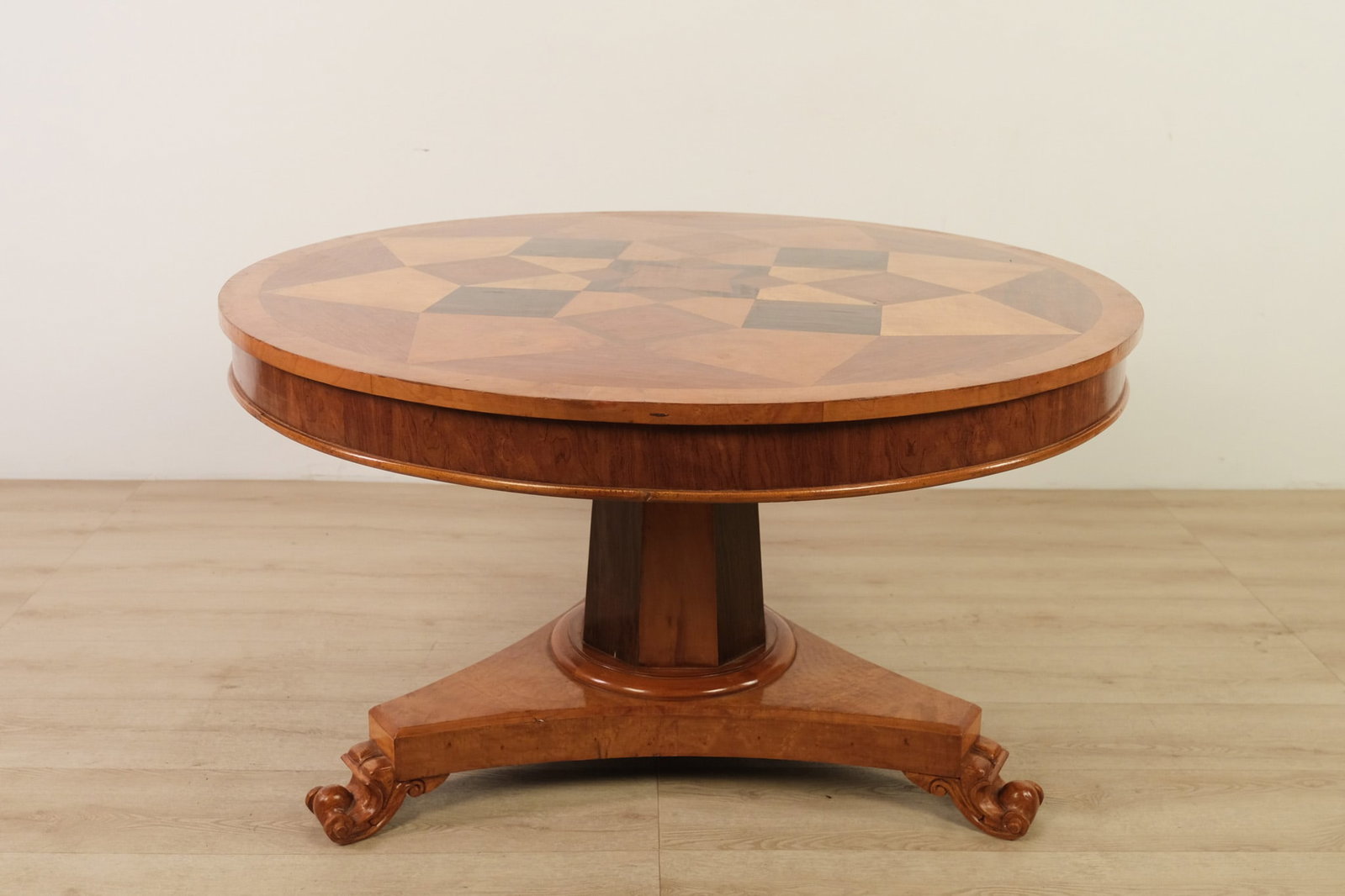 Neoclassical Parquetry Table, c. 1850 - 2