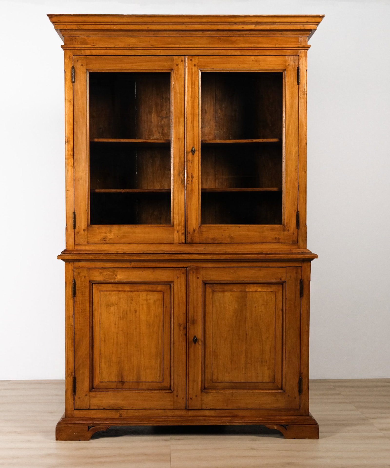 European Poplar Sideboard with Display Cabinet (1 of 3)
