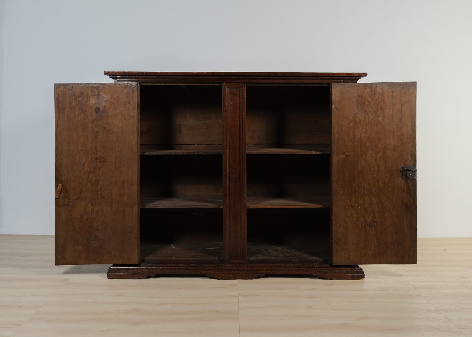 Two Door Solid Wood Credenza - 2