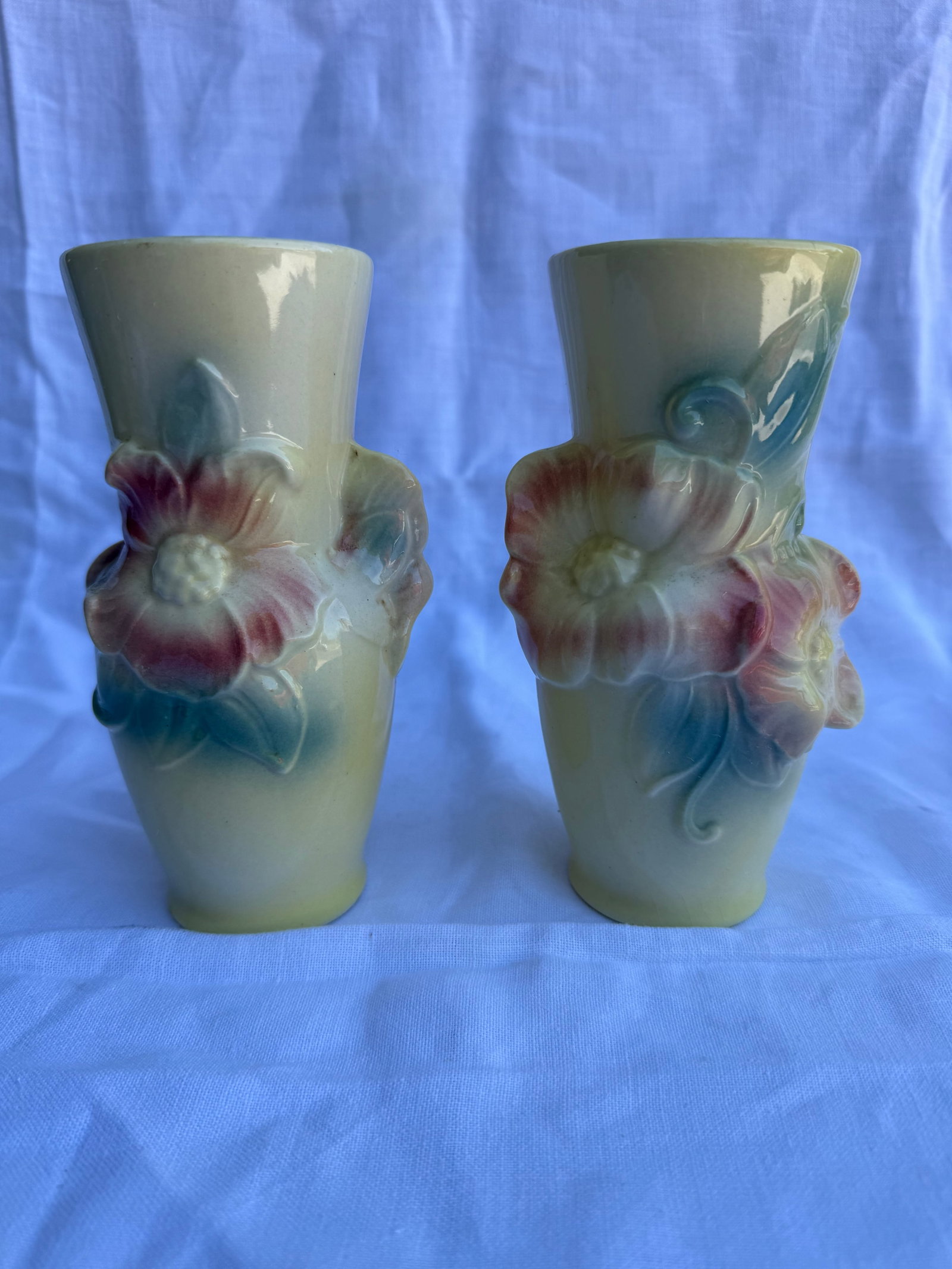 Pair of Royal Copley Vases (1 of 4)