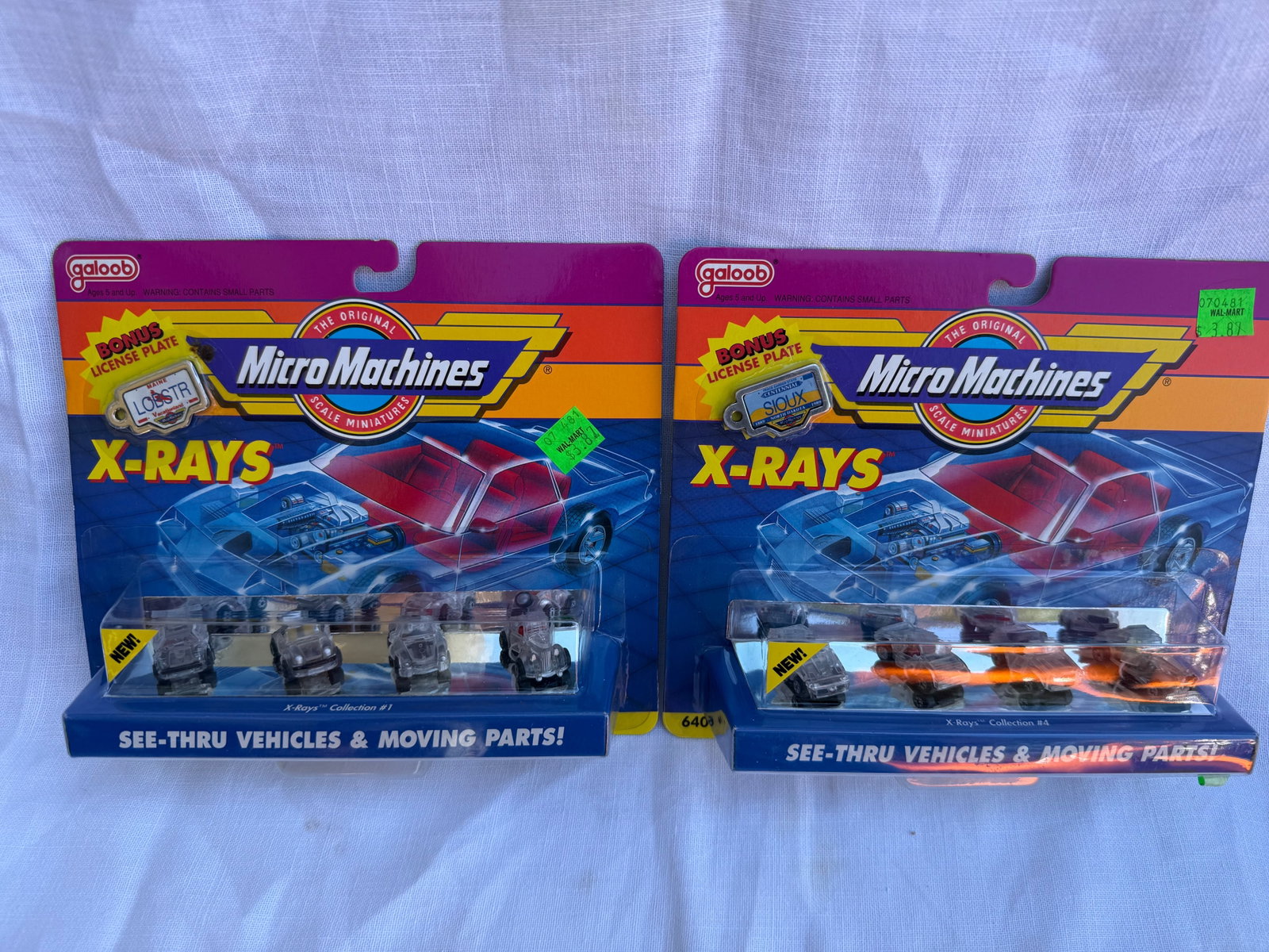 Micro Machines X-Ray Lot: 2 pieces. New in box.