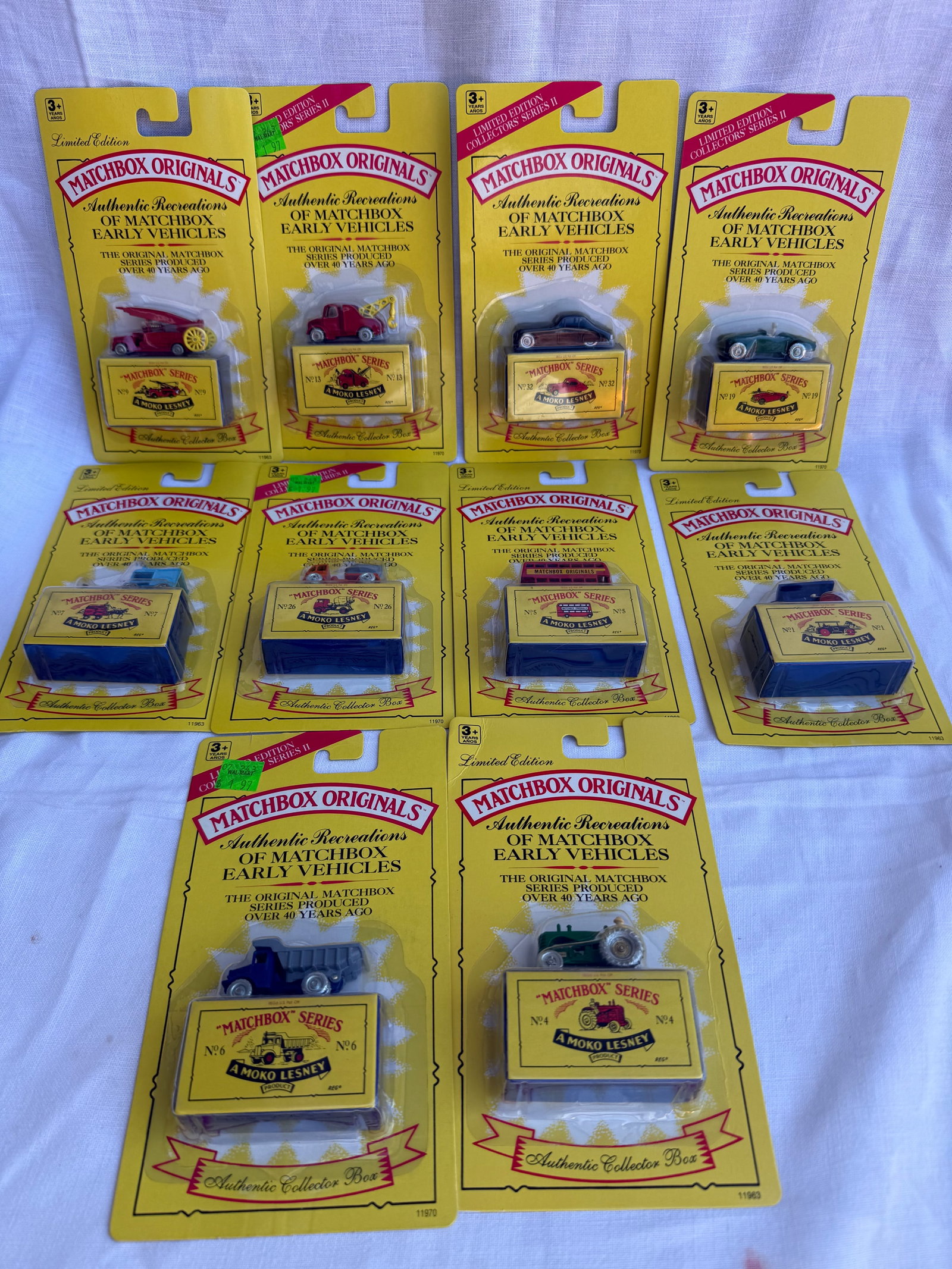 Matchbox Originals Lot: 10 pieces. New in box.