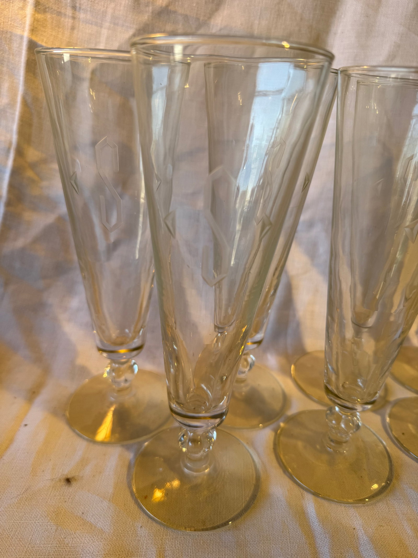8 Monogrammed Pilsners - 2
