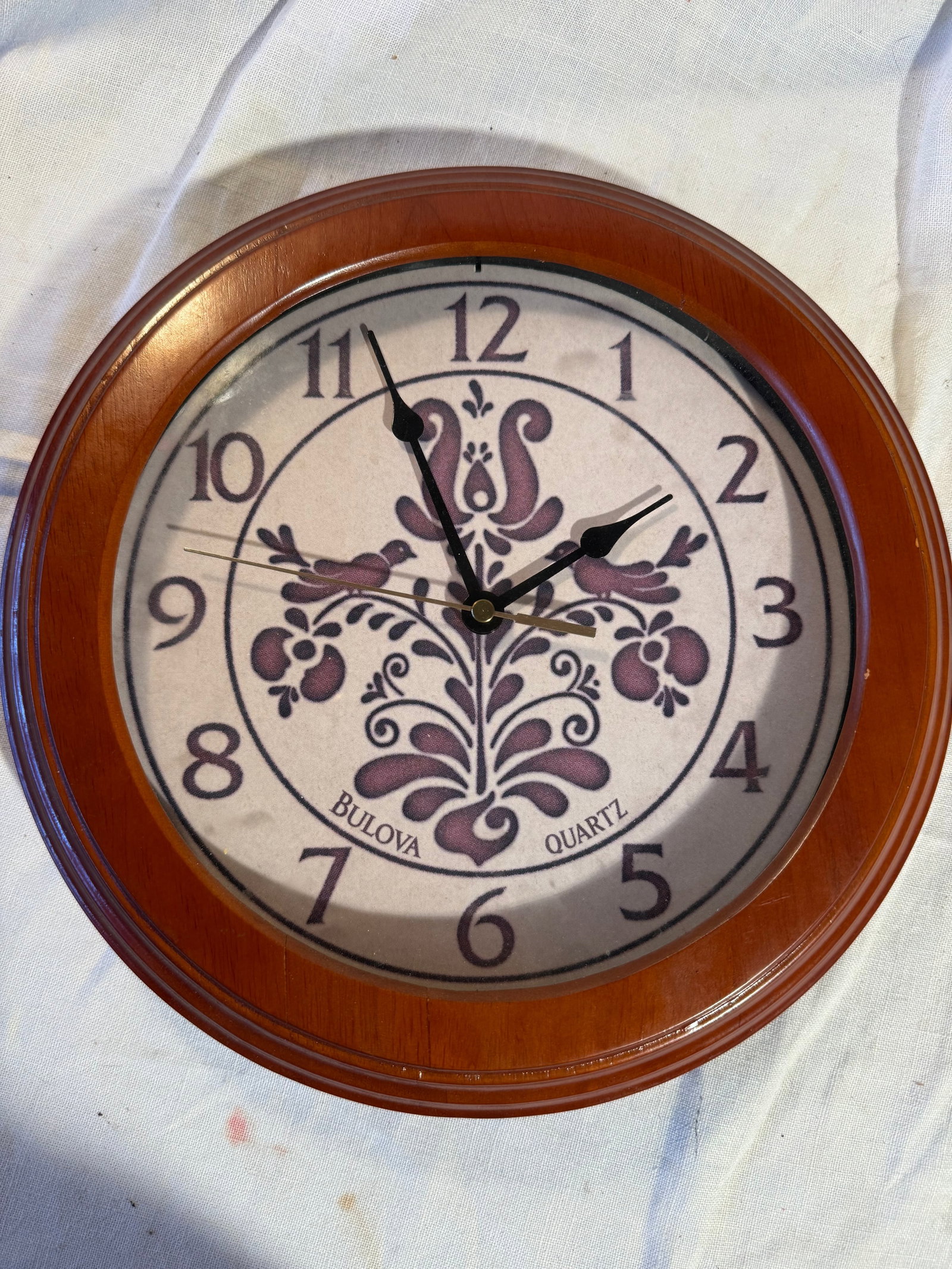 Pfaltzgraff Bulova Electric Clock: 1 piece