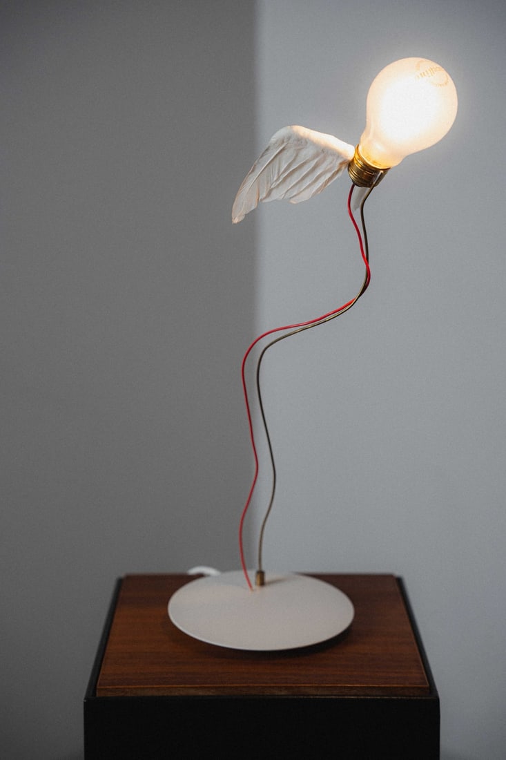 Ingo Maurer "Lucellino" Lamp (1 of 4)