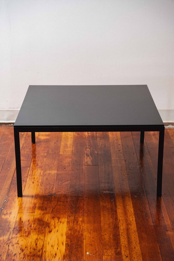 Florence Knoll T-Angle Coffee Table - Large: Presenting a large T-Angle Coffee Table by Florence Knoll, produced by Knoll, a quintessential work by one of the most influential figures in the history of modern American interior and furniture desi