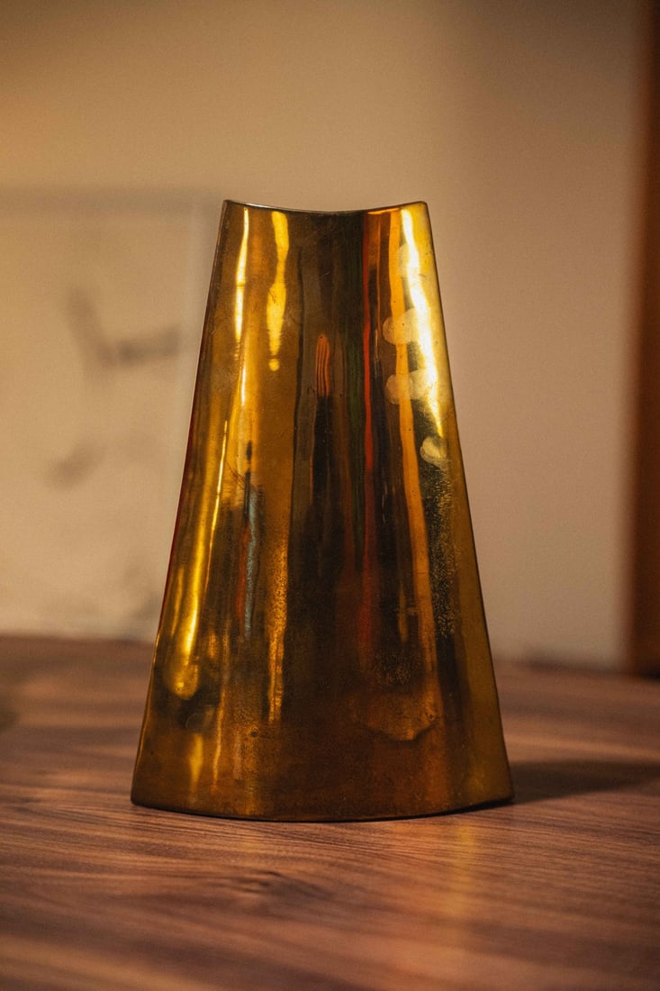 James Johnston Brass Vase