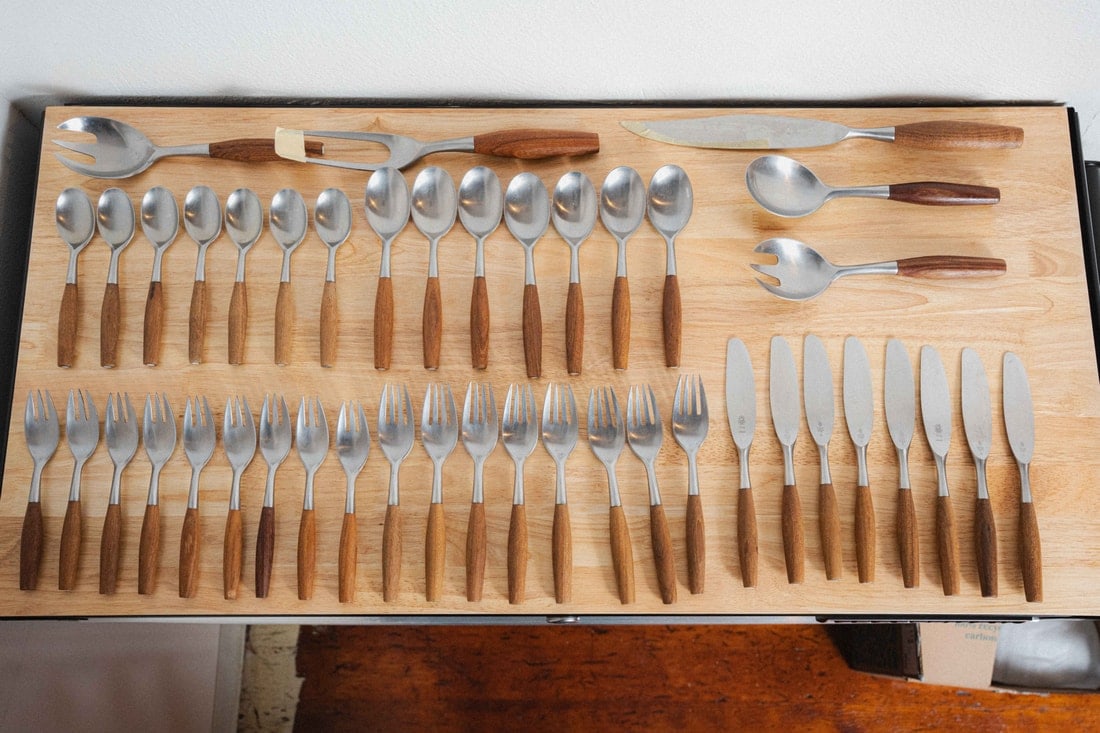 Dansk "Fjord", 1950s, 43pcs, Danish Modern (1 of 6)