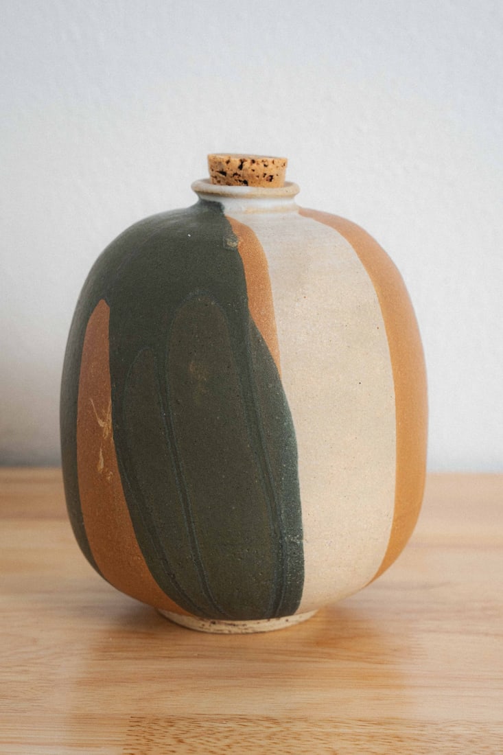 Nels Mears Northwest Tacoma Studio Pottery Vase - Hand Thrown Vase (1 of 3)