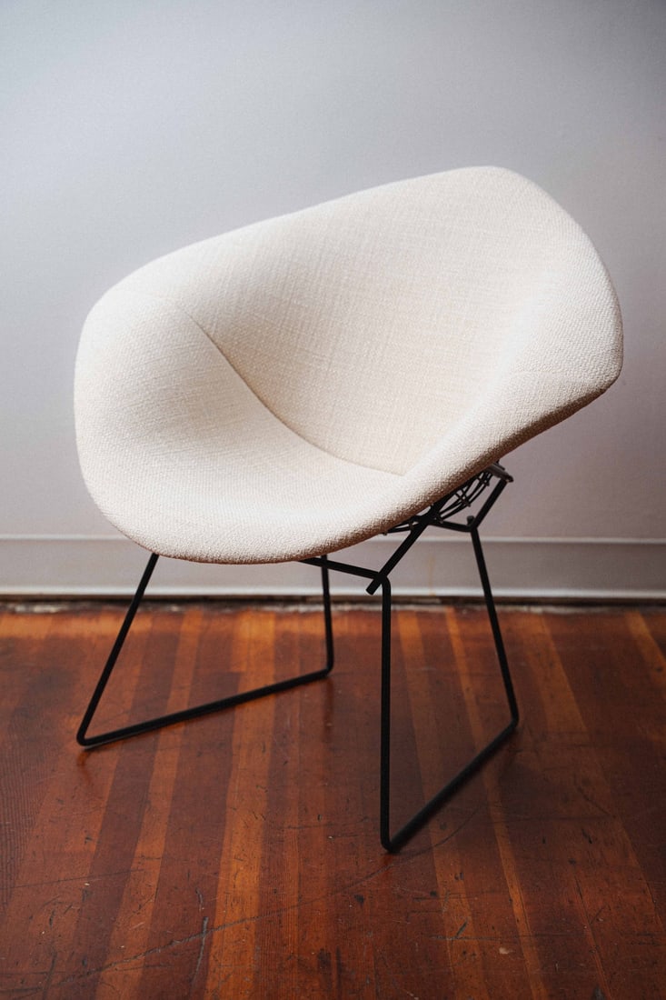 Diamond Chair by Harry Bertoia for Knoll w/ Full Cover (1 of 5)