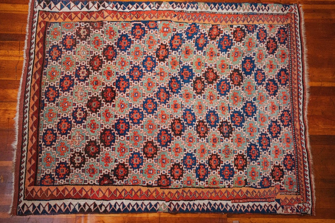 Kurdish Rug, Persia, ca. 1900, 5'10" x 7'6" (1 of 5)