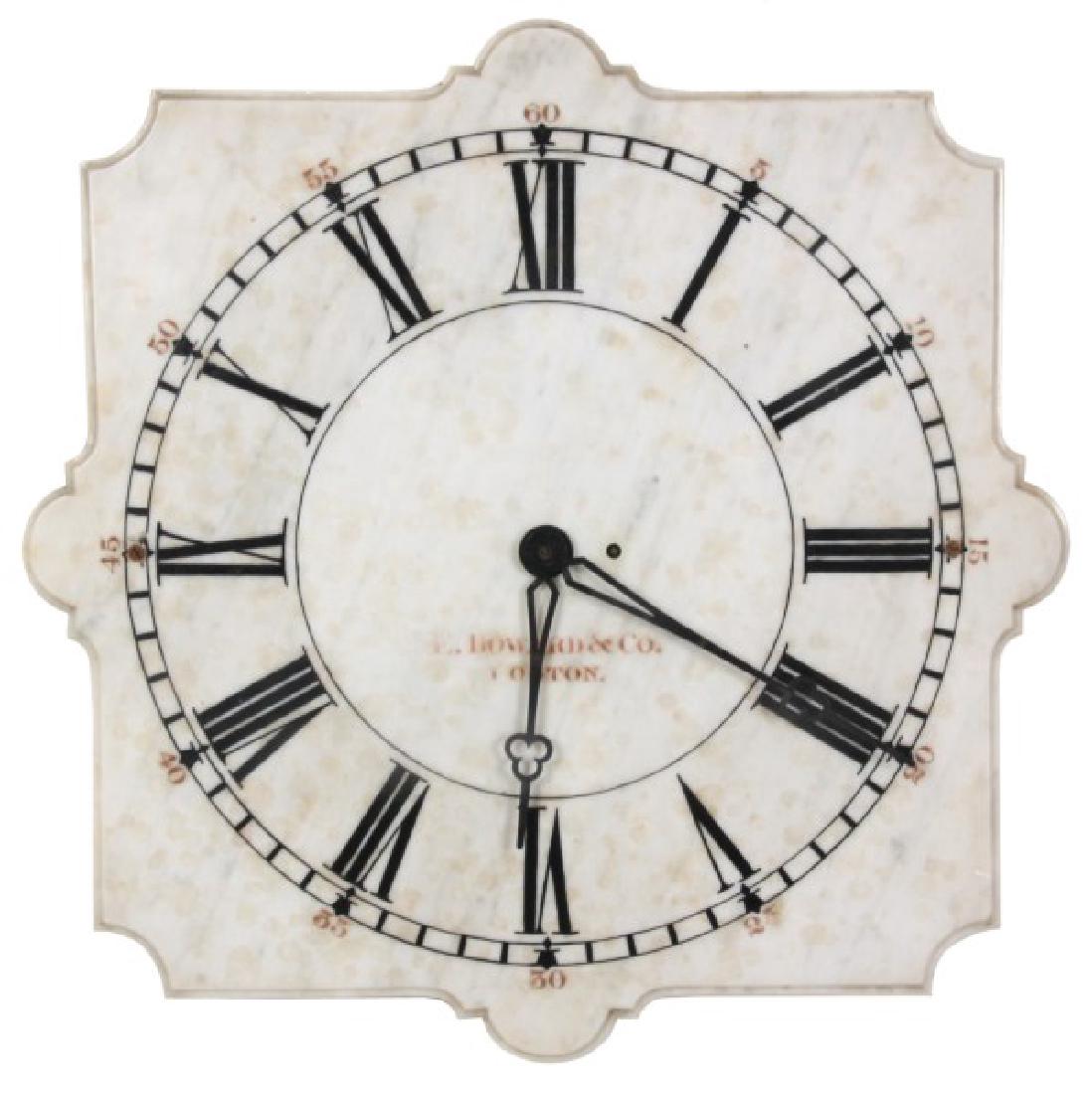 E. Howard No. 20 1/2 Marble Dial Gallery Clock (1 of 10)