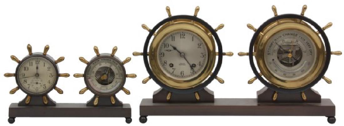 2 Chelsea Ships Wheel Desk Clocks (1 of 10)
