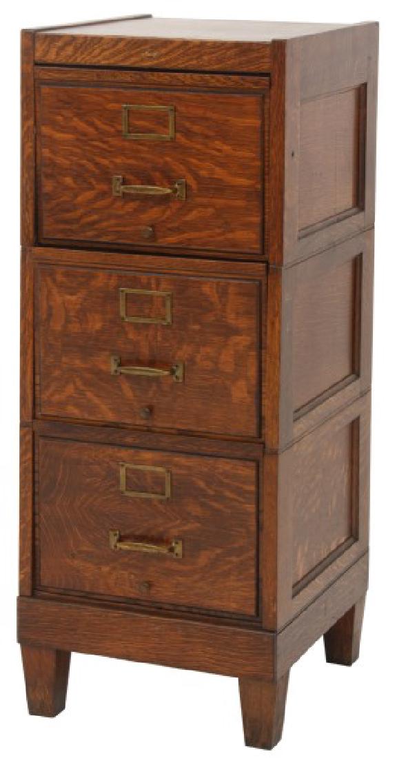 Macey Oak Sectional File Cabinet (1 of 10)