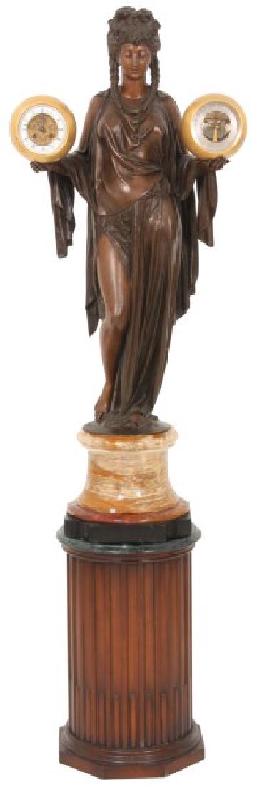 Monumental French Double Ball Floor Clock (1 of 10)