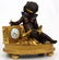 Large French Figural Cupid Mantle Clock - 2