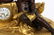 Large French Figural Cupid Mantle Clock - 5