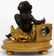 Large French Figural Cupid Mantle Clock - 8