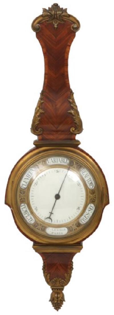 Bronze Mounted French Aneroid Barometer (1 of 10)