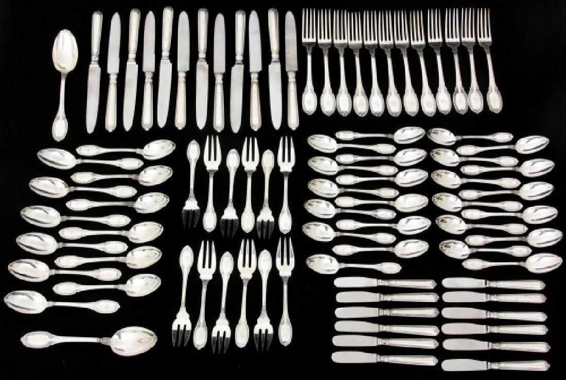 86 Pcs. Buccellati Sterling Flatware – Empire (1 of 10)