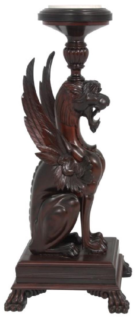 Attr. R.J. Horner Winged Griffin Plant Stand (1 of 10)