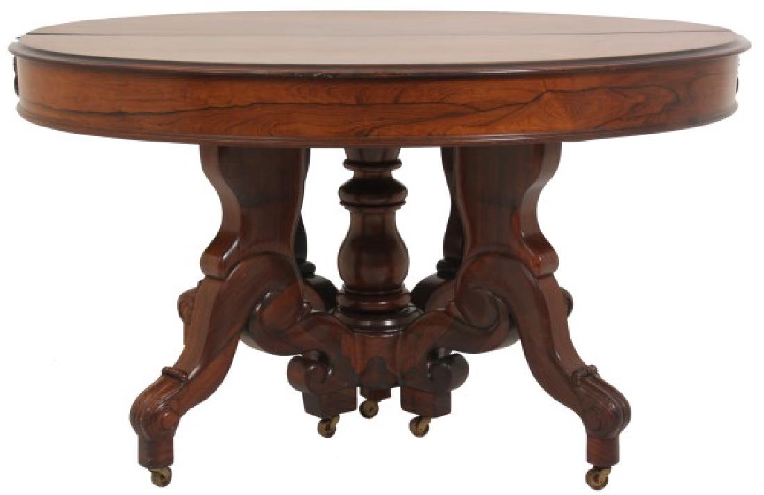 Oval Rosewood Dining Table w/ 11 Leaves (1 of 10)