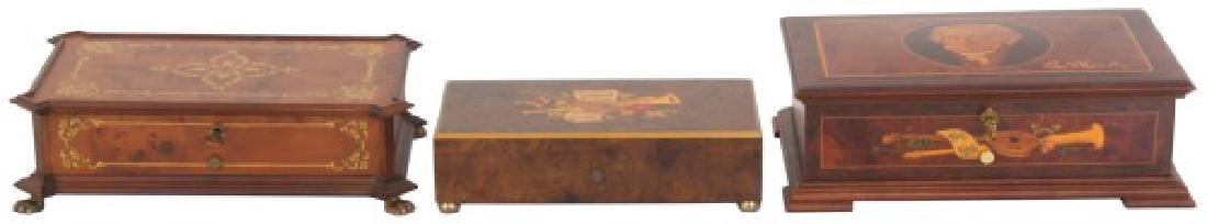 3 Reuge Swiss Cylinder Music Boxes (1 of 10)