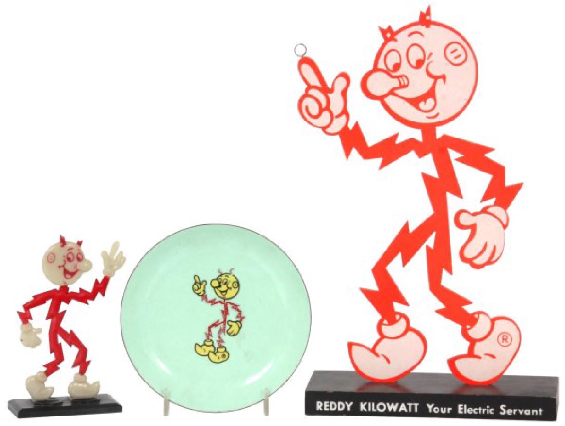 3 Pcs. Reddy Kilowatt Advertising (1 of 9)