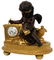 Large French Figural Cupid Mantle Clock