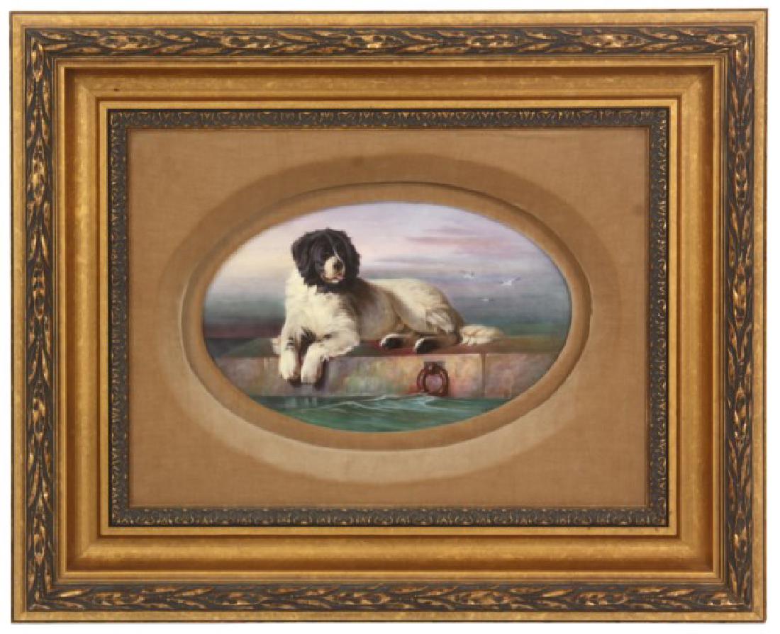 J.E. Dean Hand Painted Porcelain Plaque (1 of 10)