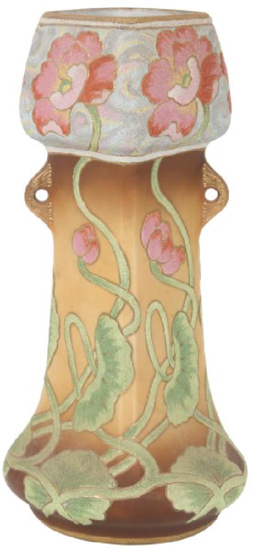 Nippon Porcelain Coralene Vase (1 of 8)