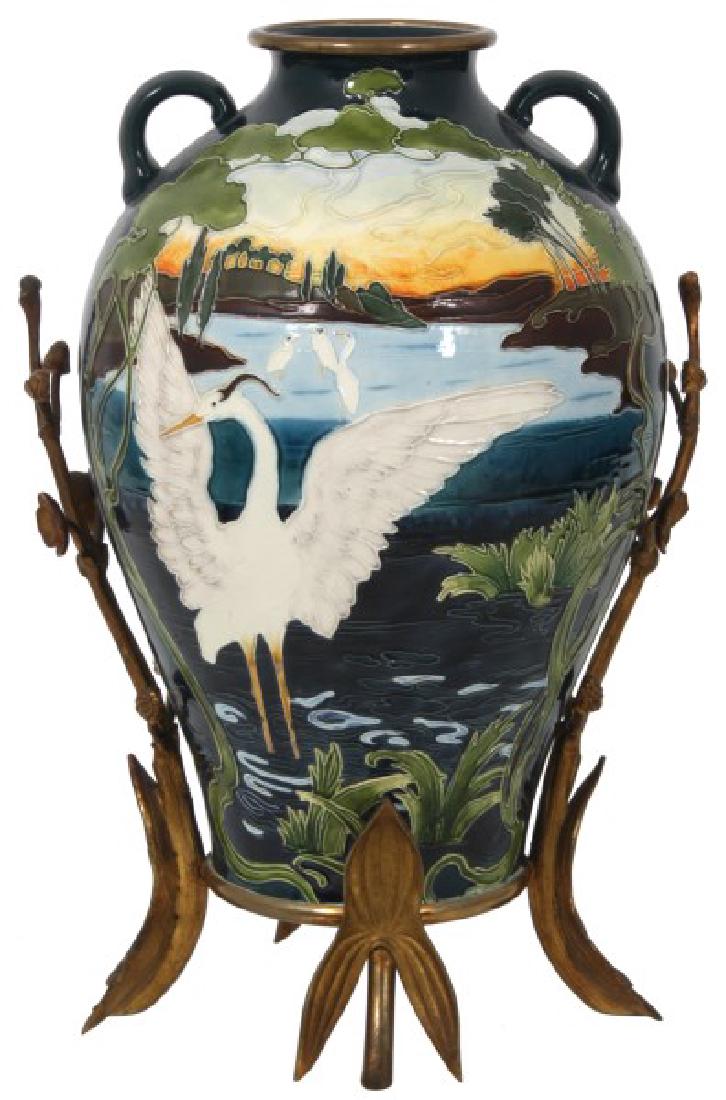 Julius Dressler Tube Lined Pottery Vase (1 of 10)