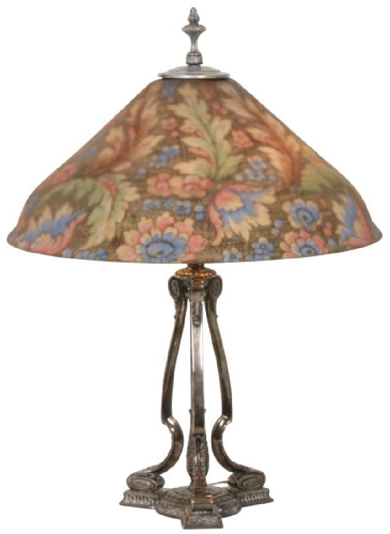 18 in. Pairpoint Reverse Painted Table Lamp (1 of 10)