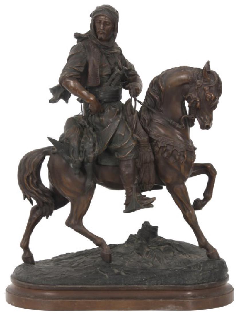Fabrication Francaise Sculpture - Cavalier Arabe (1 of 10)
