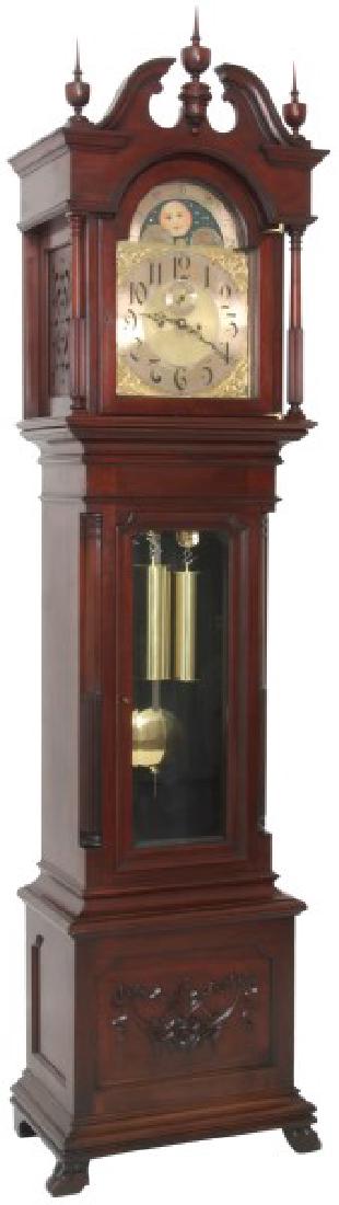 Herschede Mahogany 2 Wt. Grandfather Clock (1 of 10)